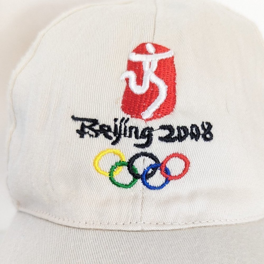 Vintage‎ Summer Olympics Beijing 2008 Dad Hat Baseball Cap Adjustable Unisex - Picture 2 of 7